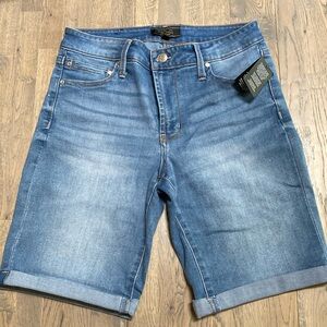 Rachel Roy Denim Bermuda Shorts, Size 4/27, NEW